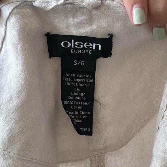 Linen Moto Jacket - Picture 4 of 10